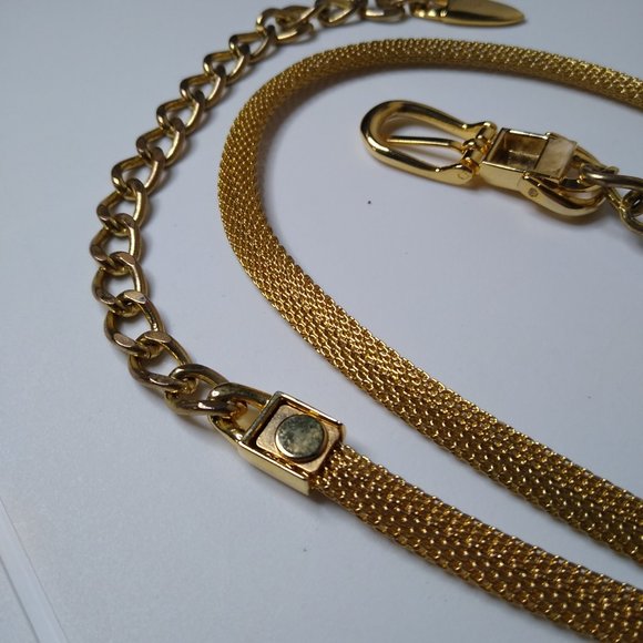 Metal Mesh Thin Fashion Belt Adjustable 30 To 36 Inches - Picture 12 of 16